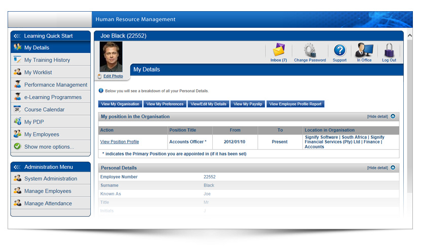 Self-Service Portal